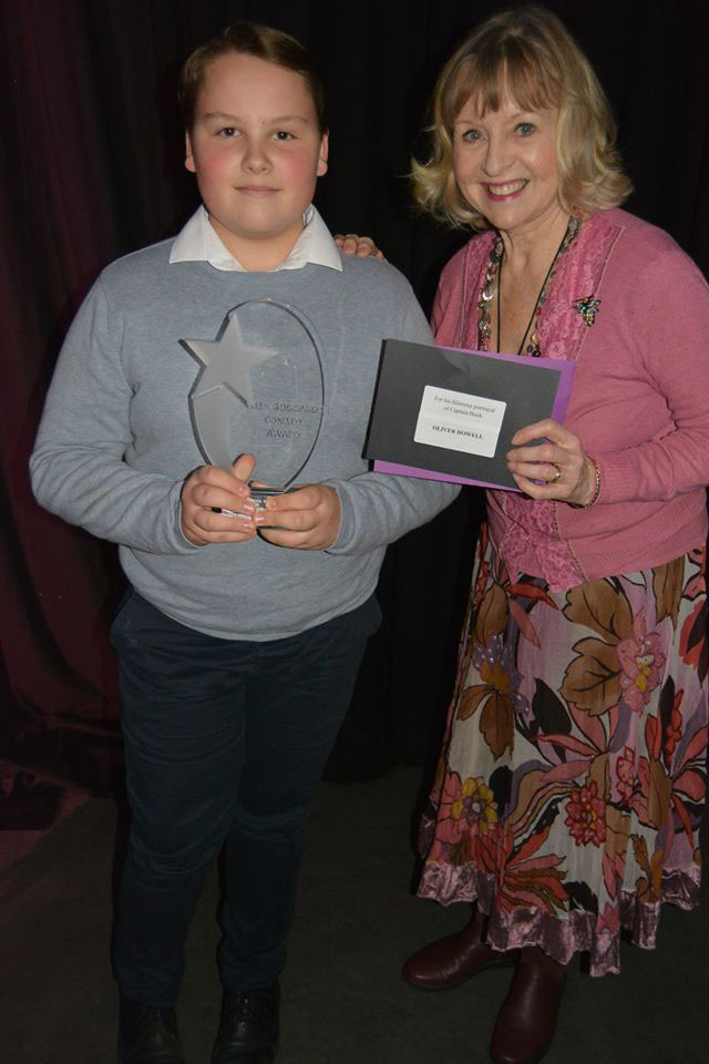 Oliver Howell, Liza Goddard Award for Comedy winner