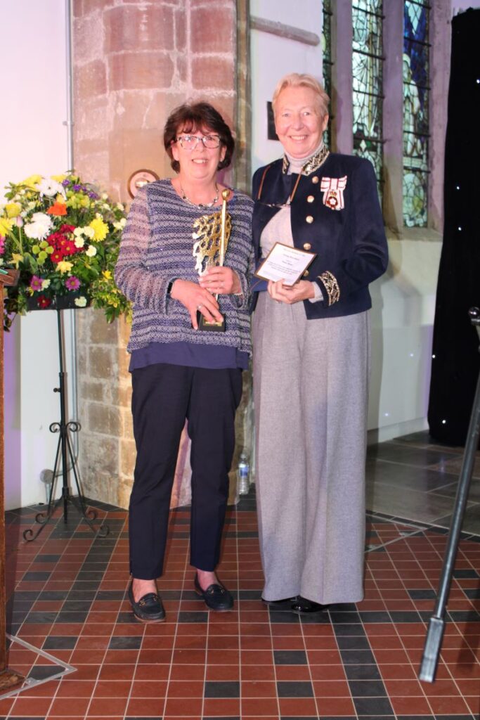 Penny Minns and His Majesty’s Lord Lieutenant of Cambridgeshire, Mrs Julie Spence OBE QPM