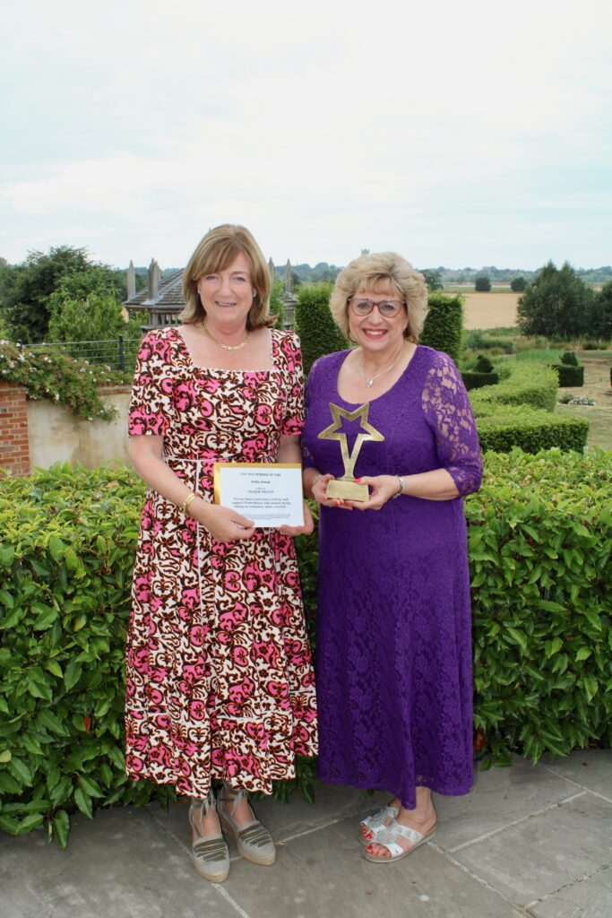 The Hon. Frances Stanley DL and Valerie Heslop