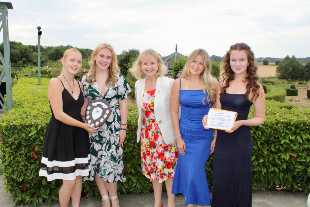 Tabby Kirk, Kelsey Bristow, Liza Goddard, Tegan Collen and Anya Perry