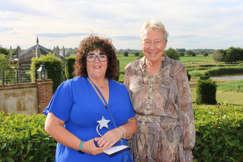 Sarah Boor and Julie Spence OBE QPM